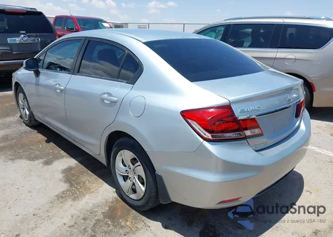 2013 Honda Civic Lx из США, поврежденный, VIN 2HGFB2F56DH546209